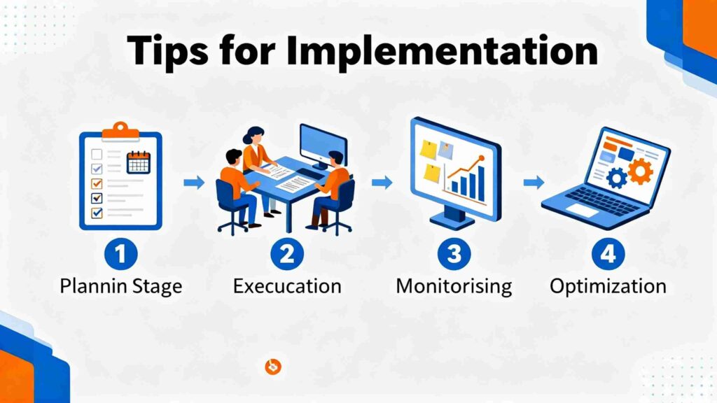 A planner , with three people and a computer.