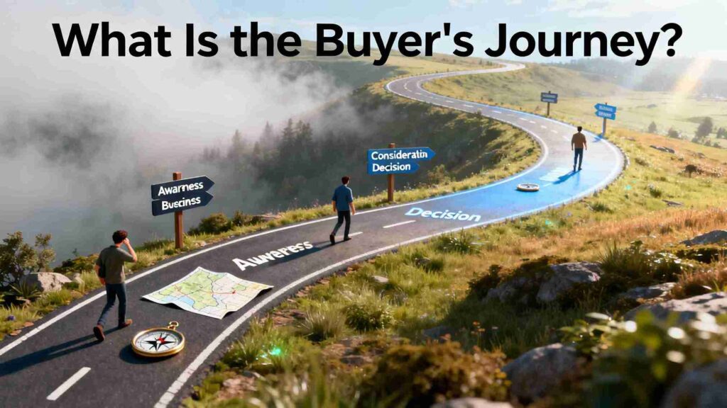 three buyers with their journey.