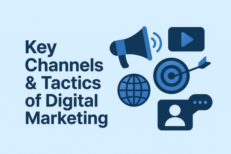 different icons of social media platforms.