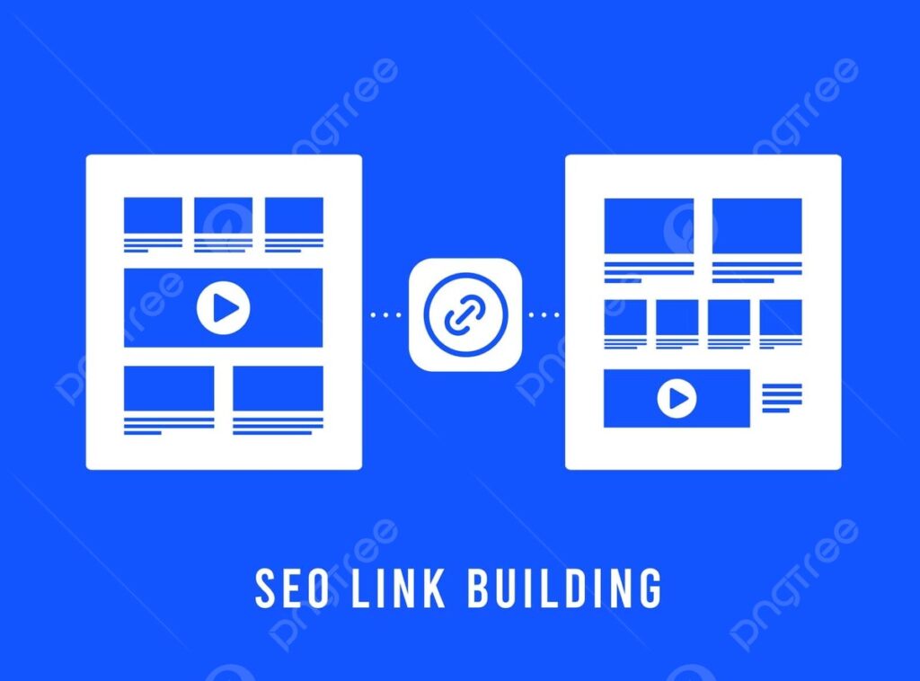 two icons of seo link building