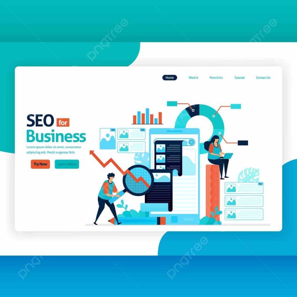 two people doing keyword optimization.